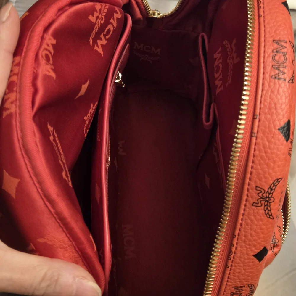 MCM Red Backpack - Picture 9 of 10